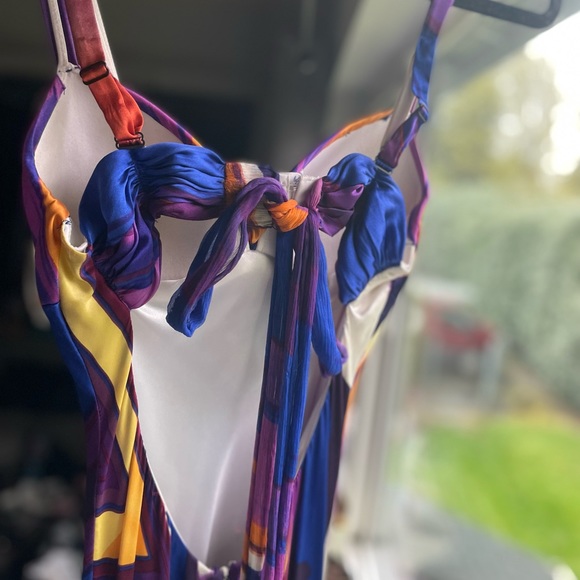 Cache Multicolored/Rainbow Dress Size 2 - Picture 6 of 9